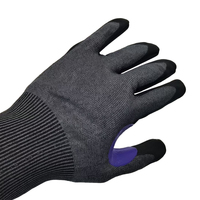 Gants de travail en nitrile micro-mousse résistants aux coupures, niveau A9 ANSI, respirants, antidérapants, pour impression personnalisée sur écran, usage industriel