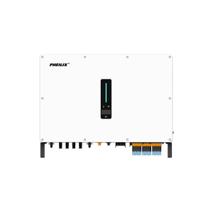 อินเวอร์เตอร์ไฮบริดพลังงานแสงอาทิตย์ Pheilix Hybrid 30kw สามเฟส HV แบตเตอรี่ 2 Mppts สำหรับระบบพลังงานแสงอาทิตย์ - Product Image 1