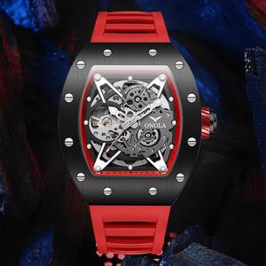 Drioshipping nuevo reloj de pulsera automático de negocios de lujo relojes mecánicos luminosos reloj esqueleto hombres - Product Image 5