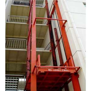 Material de carga Plataforma de elevación eléctrica vertical Elevadores de construcción Elevadores de carga Elevador Almacén - Product Image 2