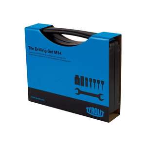 TYROLIT Juego de brocas para azulejos DDT 8 piezas DM 6, 8, 10, 12, 20, 25, 35 mm vástago M14 - Product Image 2