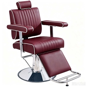Sillón de Peluquería Hidráulico Comercial, Giratorio, con Altura Ajustable - Product Image 4