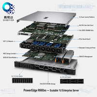 Serveur Rack 1U PowerEdge R660xs Double Xeon DDR5 PCIe 5.0 NVMe pour CDN, Streaming de Contenu, CE FCC RoHS – En Stock
