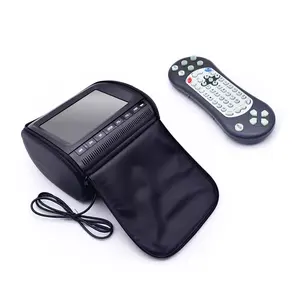 9 inch touchable headrest pillow monitor for car entertainment LCD TFT display with usb tf card DVD input video