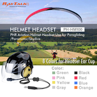 PNR Aviation-Casque téléphonique ultra-léger en fibre de carbone, plusieurs modèles pour parapente paramoteur parachutisme