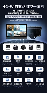 Lotim 4CH MNVR 4G WIFI 车载 GPS 移动硬盘录像机 <span class=keywords><strong>1080P</strong></span> ADAS 黑匣子录像机 1 年保修 - Product Image 5