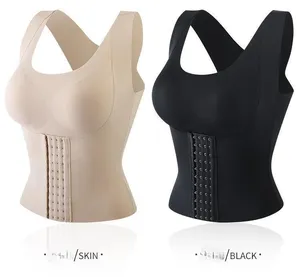 Criss cross-X cintas Mulheres Vest Bras Mama up Corset Lady Peito Belt Suporte Posture Corrector Brace Vest Forma Do Corpo