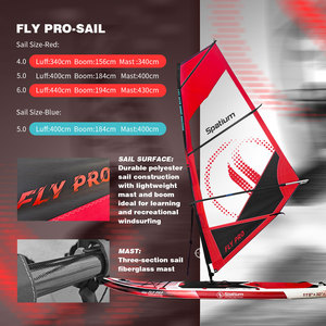 Planche de <span class=keywords><strong>paddle</strong></span> <span class=keywords><strong>gonflable</strong></span> Spatium avec voile, personnalisable avec logo, pour le surf et le windsurf – Fabricant chinois - Product Image 3