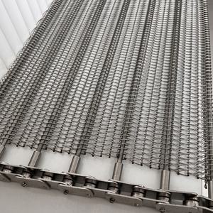 Sabuk konveyor logam grosir sabuk jala kawat baja tahan karat ketahanan korosi kustom untuk pengolahan sampah limbah - Product Image 6