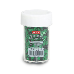 Glitter Decorativo Ilan 10G Colore Verde Paillettes da 3mm per Lavori Artigianali - Product Image 2