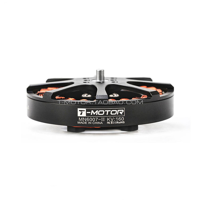 T-MOTOR MN6007 II KV160 KV320 Brushless Motor Max Thrust 5.5kg Long Flight Time Super Light Efficient Drone More Shaft Rotor Mot