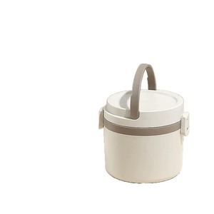 304 Stainless Steel Insulated <b>Lunch</b> <b>Box</b> Cylinder Seal Lid Large Capacity Portable Bento <b>Box</b> For Students And Workers - Product Image 5