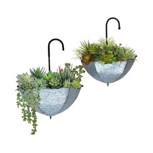Nouvel arrivage de Pots de fleurs et jardinières en métal et fer, jardinière suspendue de couleur cuivre pour la décoration intérieure de la maison - Product Image 4