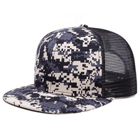 Topi Kamuflase untuk memancing, topi Snapback kamuflase, topi kegiatan luar ruangan berburu memancing dengan pinggiran datar, topi kamuflase untuk pria