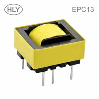 Transformateur haute fréquence à noyau de ferrite EPC13 ultra-plat (6,8 mm) à 10 broches pour montage SMD sur carte d'alimentation fine