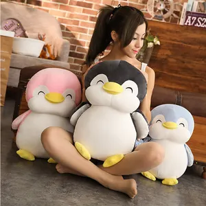 Süper yumuşak penguen peluş oyuncak sevimli karikatür hayvan penguen dolması bebek 8 inç Plushies pençe makinesi Arcade peluş oyuncak s bebek