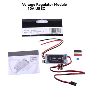 Module régulateur de tension UBEC10A, sortie 6V/7.4V/8.4V HV 3S 4S 6S 3-14S, batterie Lipo, récepteur RC, moteur servo sans balais - Product Image 2