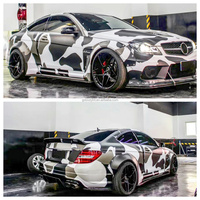 Nouveau Kit de carrosserie de style LB pour mercedes-benz AMG C63 W204 ailes larges pare-chocs avant jupes latérales diffuseur arrière aileron arrière