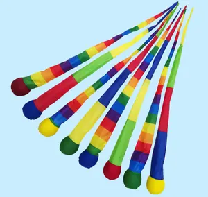 Outdoor Game Sandbag Hand Toss Ribbon Rainbow Ball Children Toys Boys Girls