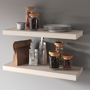 White Oak Floating Shelf <b>Wall</b> Mount Minimalist Design Living Room Decor - Product Image 2