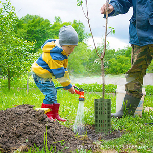 Protezione del tronco modulare regolabile per <span class=keywords><strong>piante</strong></span> alberelli personalizzabile da giardino quadrato resistente <span class=keywords><strong>ad</strong></span> incastro in plastica protezione dell'albero - Product Image 5