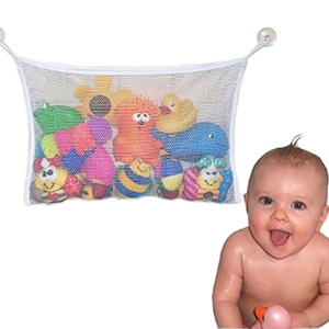 Bolsas de Almacenamiento de Juguetes para Bañera de Bebé, Clásicas, con Ventosas, de Malla, Comprimidas al Vacío, Organizador para Sala de Estar y Baño - Product Image 1