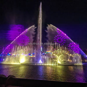 น้ำพุเชิงสร้างสรรค์ในพื้นที่ชมวิวแบบสแควร์ สำหรับการมีปฏิสัมพันธ์ระหว่างประชาชน น้ำพุเต้นระบำ น้ำพุดนตรีขนาดใหญ่ที่ปรับแต่งได้ - Product Image 2