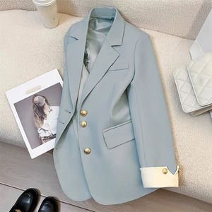 Giacca a Maniche Lunghe di Grande Successo Nuovo Cappotto Primaverile di Qualità per <span class=keywords><strong>Donna</strong></span> Blazer <span class=keywords><strong>Taglie</strong></span> <span class=keywords><strong>Forti</strong></span> per Ufficio - Product Image 1
