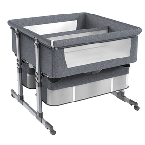 <span class=keywords><strong>Cuna</strong></span> Doble Plegable Portátil de Alta Calidad para Bebés Recién Nacidos, <span class=keywords><strong>Cuna</strong></span> para Gemelos, Juego de Ropa de Cama para Bebés Recién Nacidos - Product Image 1