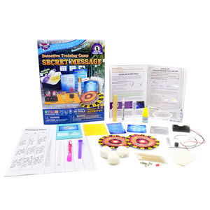 Kit de Educación Científica Juguetes educativos Campamento de entrenamiento de detectives para niños-Actividades de decodificación de mensajes secretos - Product Image 3