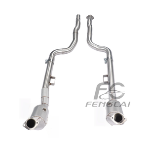 Tubo de Escape Aislado SS304 para Mercedes-Benz <span class=keywords><strong>E500</strong></span> W212 M273 5.5L, Tubo de Escape de Alto Flujo, Mejora de Potencia - Product Image 3