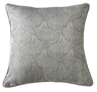 Housse de coussin décorative personnalisée en jacquard métallique texturé pour canapé, décoration intérieure