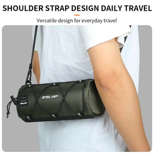 ESLNF Sac de guidon de vélo 2,5 l, sac de guidon avant de vélo avec sangle en caoutchouc - Product Image 5