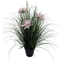 Plante artificielle en pot de 58 cm avec LED, Faux Bonsaï Lycoris Radiata Manjusaka, pour décoration de mariage, Noël et maison