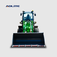 AOLITE E615 chargeuse sur pneus CE commande électrique hydraulique compacte chargeuse sur pneus tout terrain mini pelle petite frontale articulée