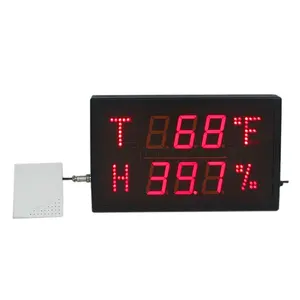 2.3 inch led digital temperature and humidity indicator