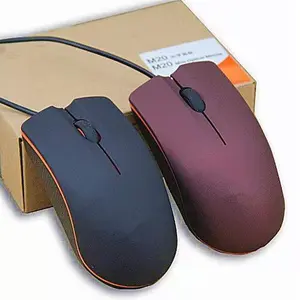 M20 인체 공학적 USB 유선 마우스 서리 낀 노트북 컴팩트 2000 인치 당 점 USB 컴퓨터 마우스 백라이트