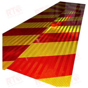 5 años 1700MMX200MM Zimbabue Trailer <span class=keywords><strong>Reflector</strong></span> de aluminio Chevron Sticker Reflect Plate Material Reflective Marking Board - Product Image 1