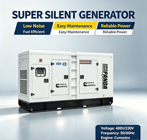 Generador Diésel Silencioso Premium de 120kw 150kVA con Alternador sin Escobillas y Controlador Inteligente para Construcción Urbana - Product Image 1