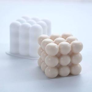 SHUXIN <b>Silicone</b> Eco-Friendly Food Grade Irregular Shape DIY 3D Aromatherapy Candle <b>Mold</b> for Soap <b>Cake</b> Tools Microwave Oven Safe - Product Image 3