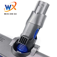 Tête de Brosse d'Aspirateur et Serpillère Amovible pour Dyson V6, Pièces Détachées, pour Tapis et Sols Durs, avec LED