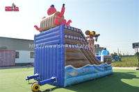 Bateau pirate gonflable sur mesure Smile Inflatables, grand toboggan gonflable avec trampoline pour adultes, certifié CE, utilisation en extérieur