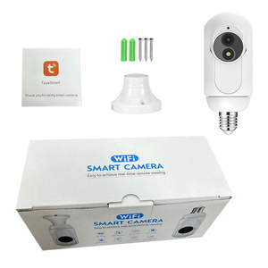2024 Tuya Indoor Home Security <strong>Camera</strong> Night Vision 360 Degree Wide Angle Fisheye Design CMOS Cloud New <strong>Light</strong> <strong>Bulb</strong> Network <strong>Camera</strong> - Product Image 6