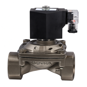 Vanne solénoïde à eau basse pression en acier inoxydable normalement fermée COVNA B2Bclearance Sale DN50 2 pouces 2 voies 220V - Product Image 3