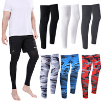 HWL-0210 # Protège-genoux étendu antidérapant, cache-jambes de sport, protection solaire, long, fin, respirant, pour cyclisme et vélo