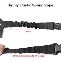 Ceinture tactique pour pistolet Accessoires de chasse Équipement tactique Sangle d'épaule pour pistolet à pointe unique Ceinture de corde avec Bu en métal