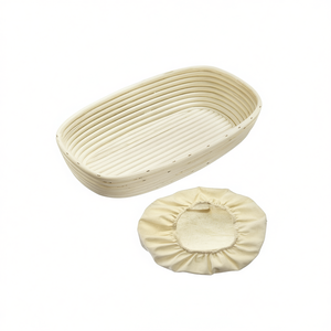 Westmark Oval Proofing Basket <b>Set</b> 33.5x20.5x8cm With Cover <b>Baking</b> Tools - Product Image 2