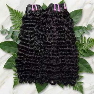 Lots de Cheveux Humains Bouclés Birmans de Qualité Supérieure, Sans Nœuds, Cheveux Naturels Bruts - Product Image 1