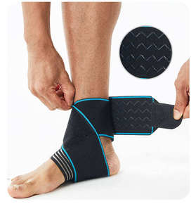 Attelle <span class=keywords><strong>de</strong></span> cheville à compression hautement élastique, sangle <span class=keywords><strong>de</strong></span> maintien <span class=keywords><strong>de</strong></span> la cheville, protection du pied, stabilisation des ligaments - Product Image 1