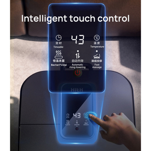 Intelligentes elektrisches Fußbad-Massage gerät mit Shiatsu-Technik Faltbare und beheizte DPS-Einweich-Eimer-Entspannungs funktion - Product Image 2